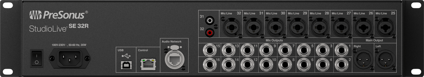 StudioLive® SE 32R Digital Rack Mixer