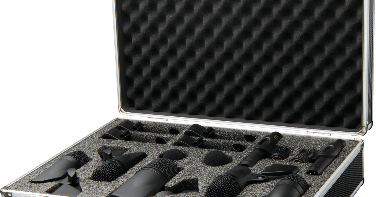 DM-7 Complete Drum Microphone Set for Recording and Live Sound
