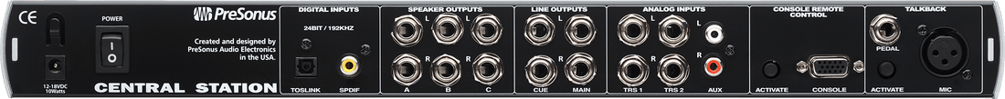 Central Station PLUS Monitoring Controller – PreSonus
