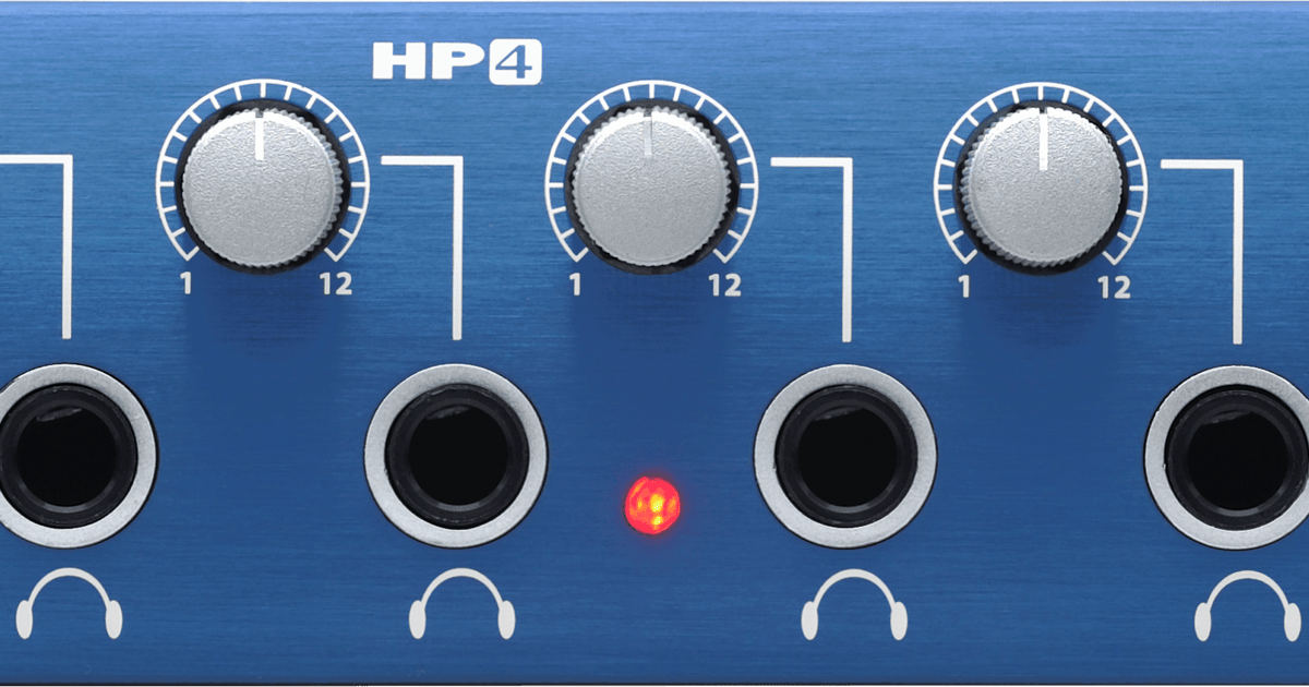HP4 4-Channel Headphone Amplifiers – PreSonus