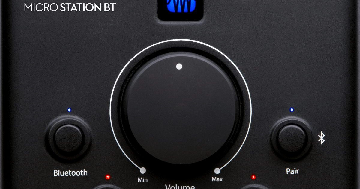 DTM・DAW PreSonus MICRO STATION BT PreSonus Micro Station BT 2.1 Monitor Controller with Bluetooth