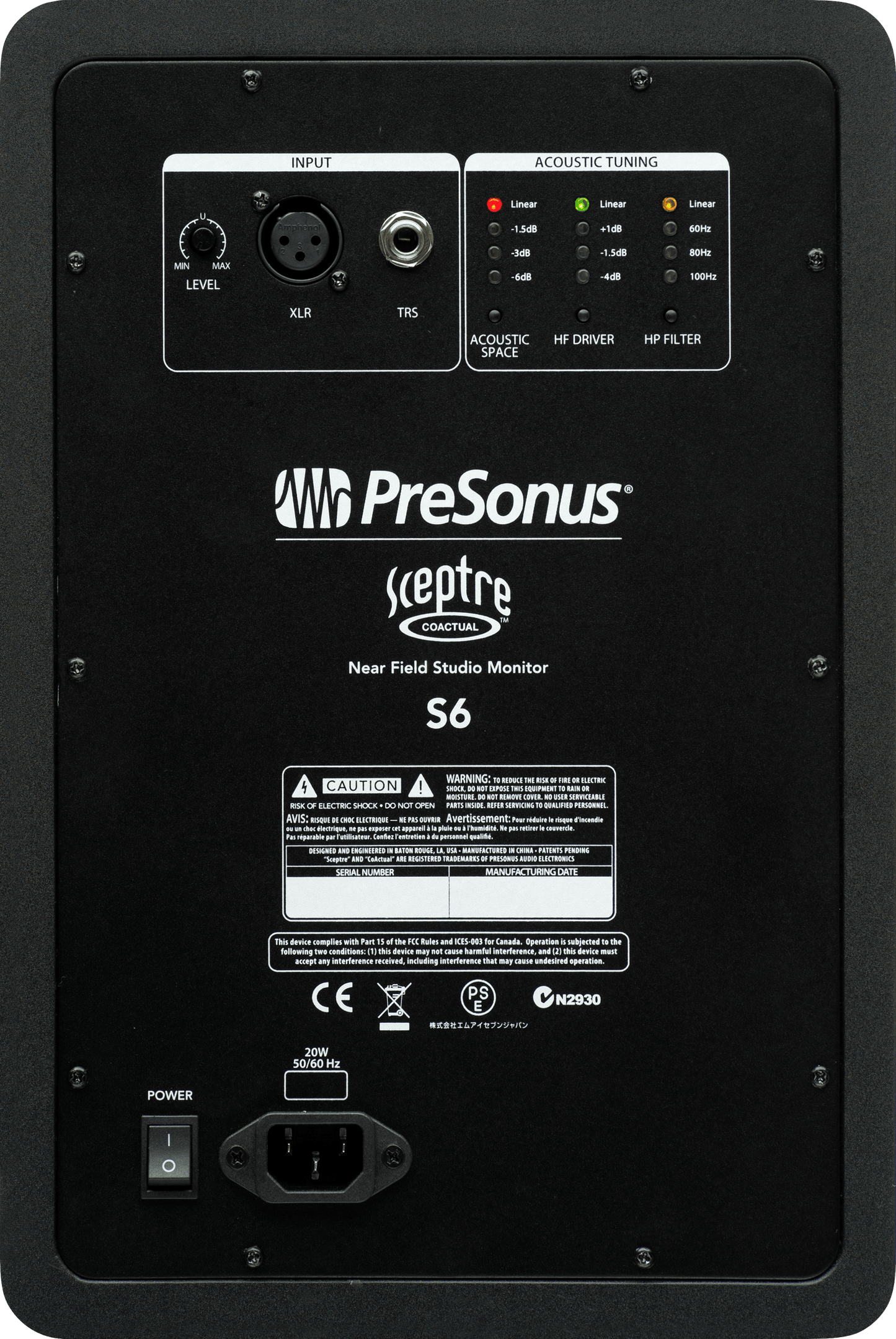 PreSonus Sceptre S6 ② 同軸DSP 32bit PreSonus Sceptre S6 ② 同軸DSP 32bit