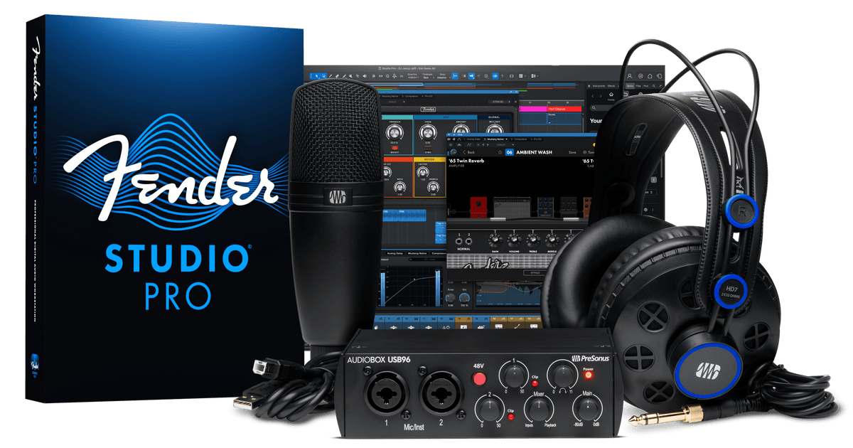【未使用】PreSonus AudioBox Studio 25th セット AudioBox USB® 96K Studio 25th – PreSonus