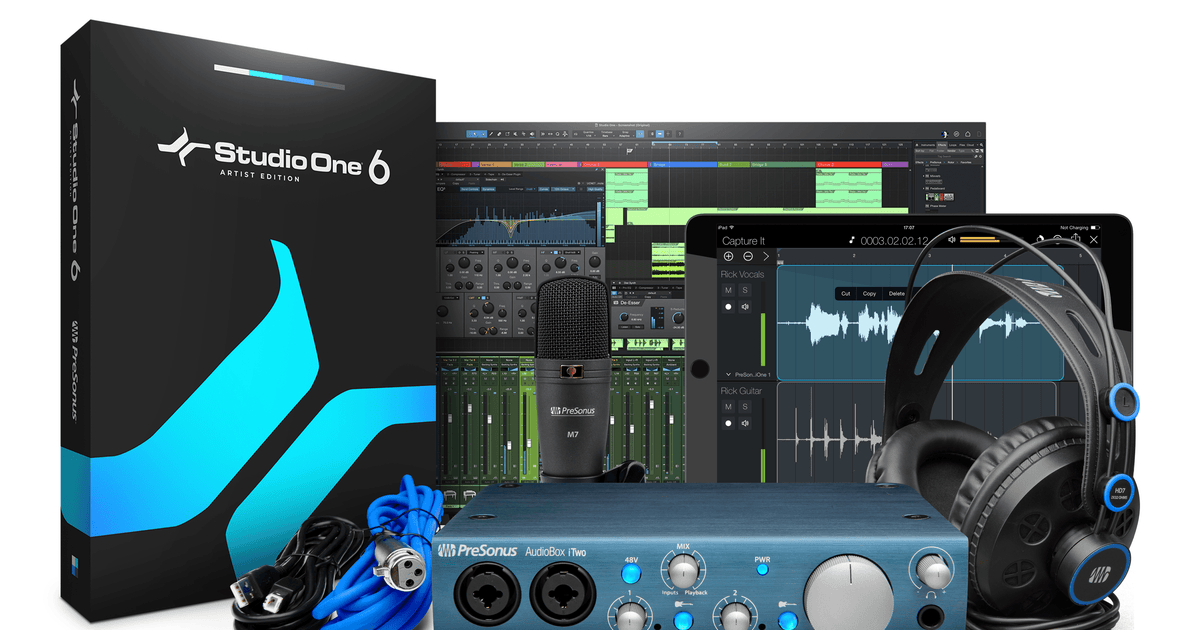 DTM・DAW PreSonus AudioBox iTwo Studio AudioBox® iTwo Studio – PreSonus
