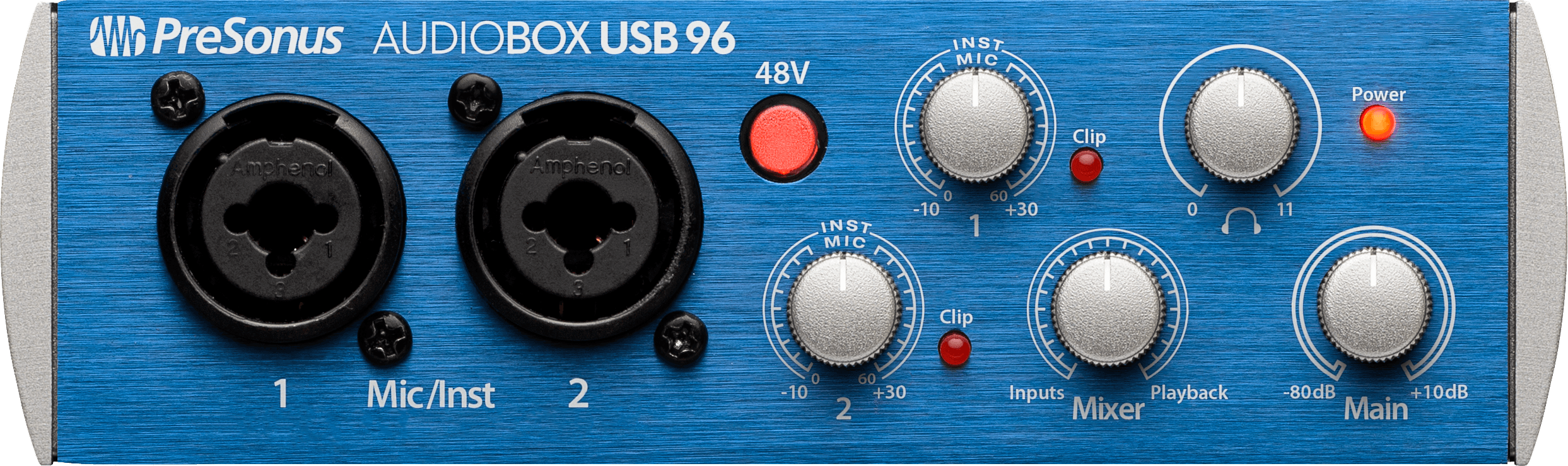 AudioBox® USB® 96, Blue – PreSonus