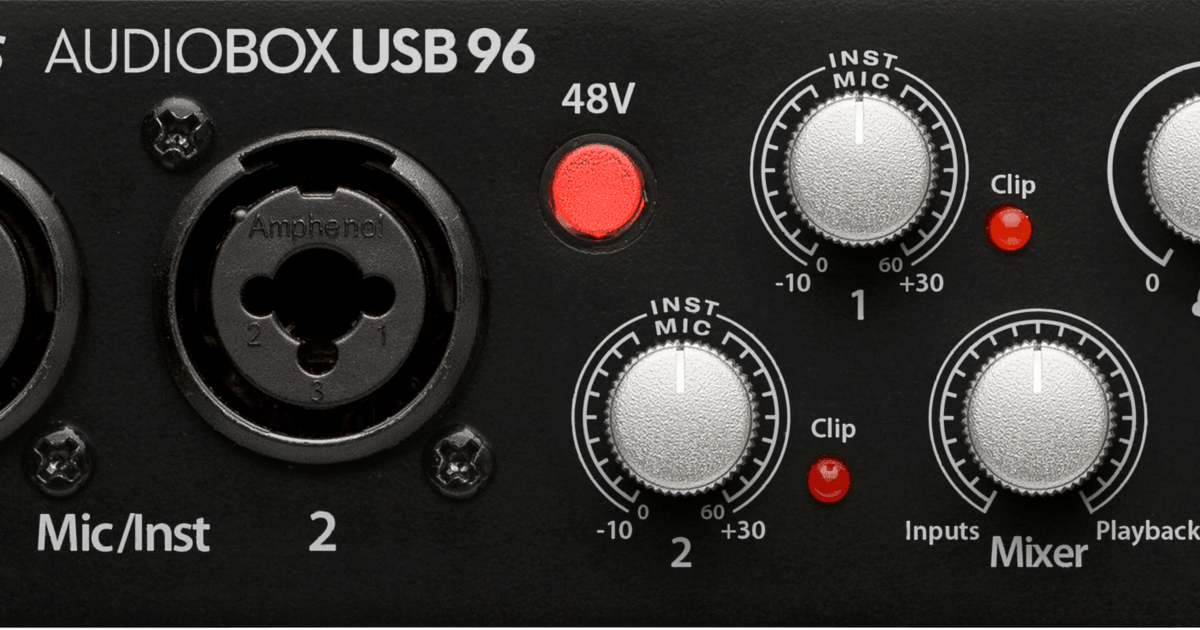 AudioBox® USB® 96, Black – PreSonus