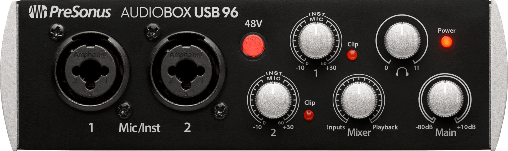PRESONUS(プレソナス)/Audiobox USB 96 Presonus Audiobox USB 96 | Interfaz de audio de 2 canales