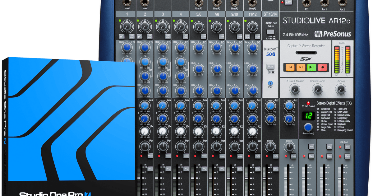 プリソーナス StudioLive AR12C オーディオインターフェイス プリソーナス StudioLive AR12C オーディオインターフェイス