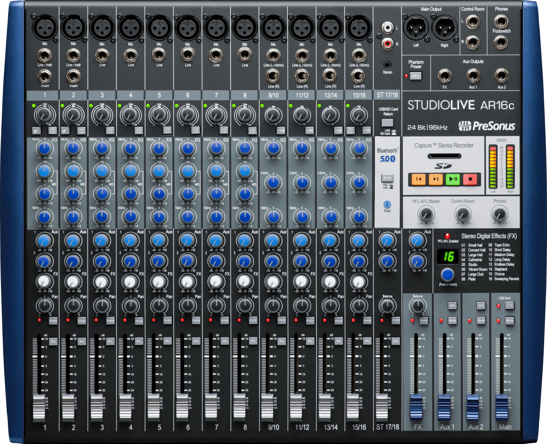 StudioLive AR16c Analog Mixer – PreSonus