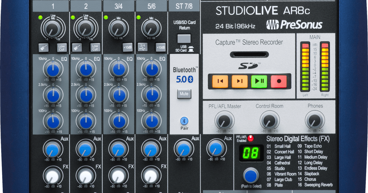 StudioLive AR8c Analog Mixer – PreSonus StudioLive AR8c Analog Mixer – PreSonus