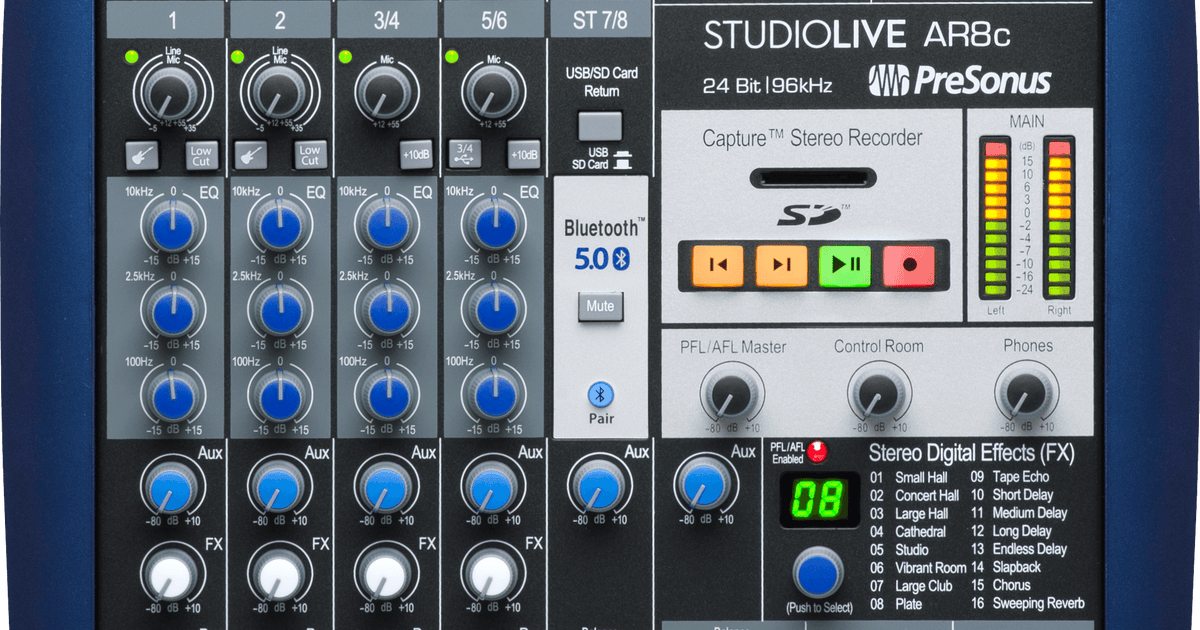 StudioLive AR8c Analog Mixer – PreSonus