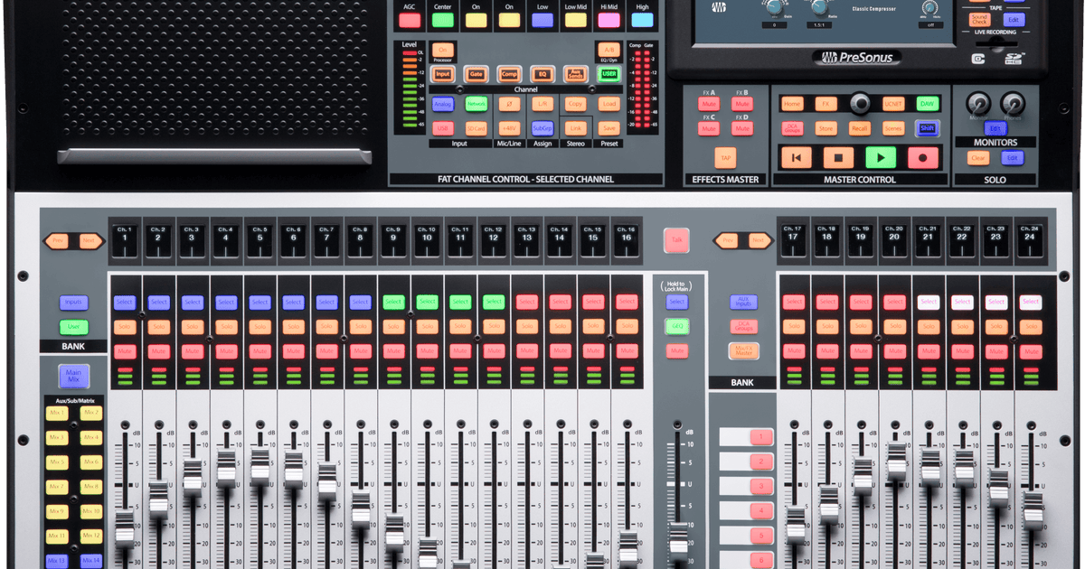 StudioLive® 32SX Digital Console Mixer – PreSonus StudioLive® 32SX Digital Console Mixer – PreSonus