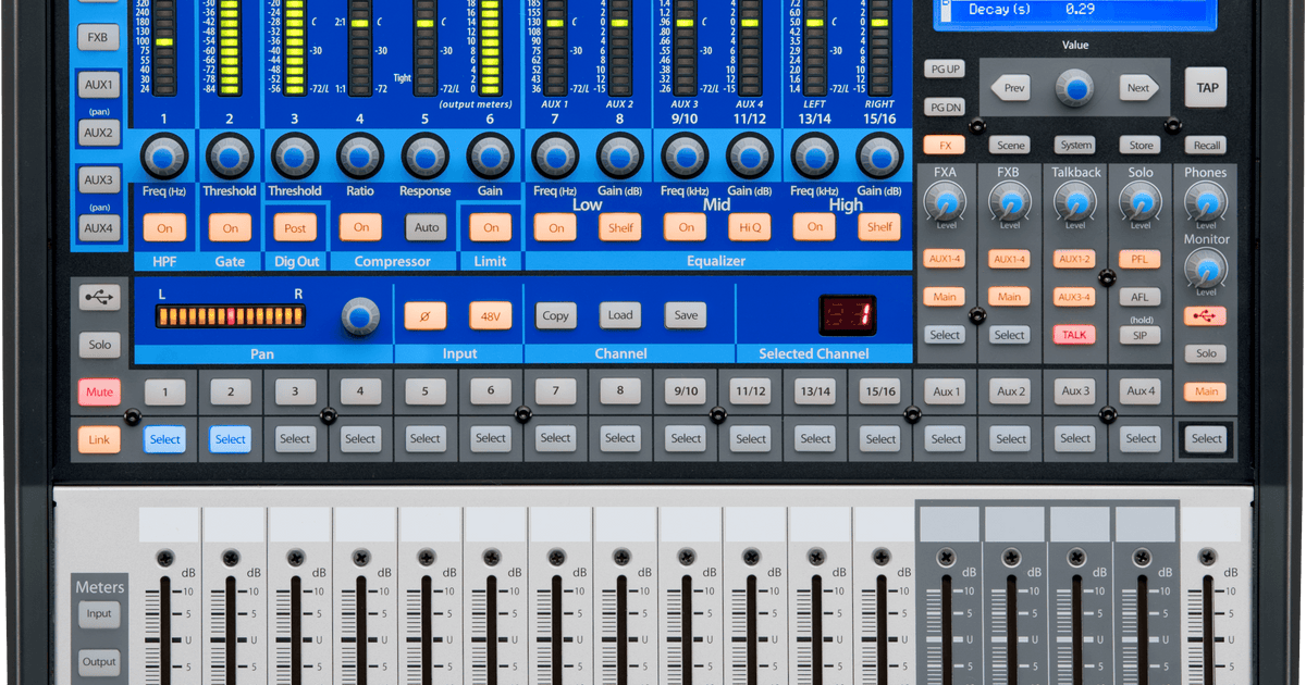 StudioLive® Classic 16.0.2 USB Digital Console Mixer – PreSonus