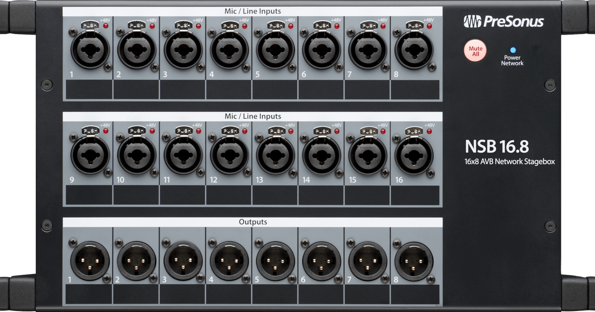 NSB 16.8 Networked Stage Box – PreSonus