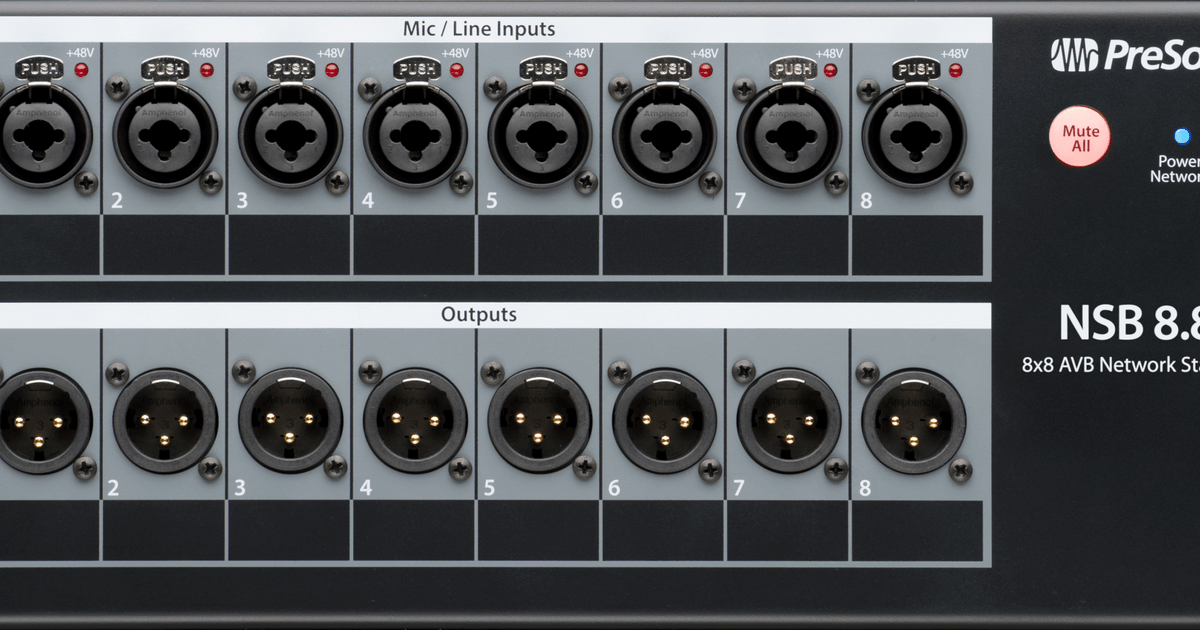 NSB 8.8 Networked Stage Box – PreSonus
