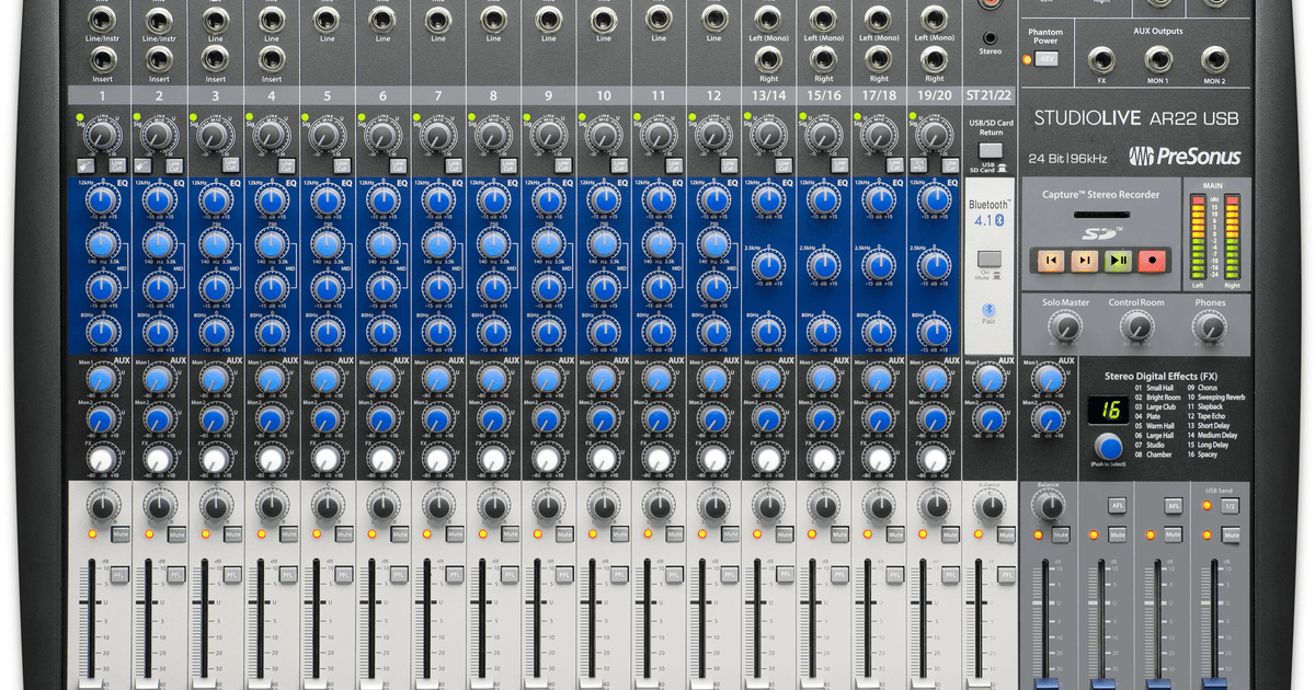 StudioLive® AR22 USB – PreSonus